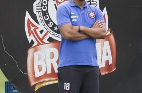 Durante o treino desta manh no CT Joaquim Grava, zona leste da cidade. O prximo jogo da equipe ser domingo, 19,30hs