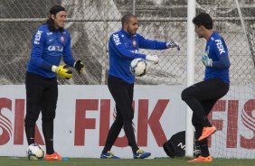 Durante o treino desta manh no CT Joaquim Grava, zona leste da cidade. O prximo jogo da equipe ser domingo, 19,30hs