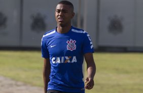 Durante o treino desta manh no CT Joaquim Grava, zona leste da cidade. O prximo jogo da equipe ser domingo, 19,30hs