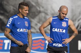 Durante o treino desta manh no CT Joaquim Grava, zona leste da cidade. O prximo jogo da equipe ser domingo, 19,30hs