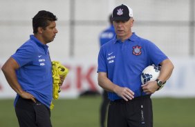 Durante o treino desta manh no CT Joaquim Grava, zona leste da cidade. O prximo jogo da equipe ser domingo, 19,30hs
