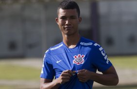 Durante o treino desta manh no CT Joaquim Grava, zona leste da cidade. O prximo jogo da equipe ser domingo, 19,30hs