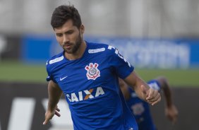 Durante o treino desta manh no CT Joaquim Grava, zona leste da cidade. O prximo jogo da equipe ser domingo, 19,30hs