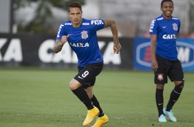 Durante o treino desta manh no CT Joaquim Grava, zona leste da cidade. O prximo jogo da equipe ser domingo, 19,30hs