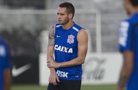 Durante o treino desta manh no CT Joaquim Grava, zona leste da cidade. O prximo jogo da equipe ser domingo, 19,30hs