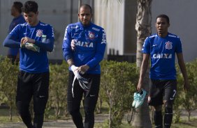 Durante o treino desta manh no CT Joaquim Grava, zona leste da cidade. O prximo jogo da equipe ser domingo, 19,30hs