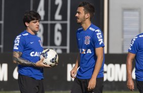Durante o treino desta manh no CT Joaquim Grava, zona leste da cidade. O prximo jogo da equipe ser domingo, 19,30hs