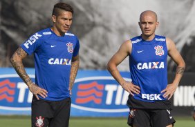 Durante o treino desta manh no CT Joaquim Grava, zona leste da cidade. O prximo jogo da equipe ser domingo, 19,30hs