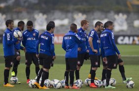 Durante o treino desta tarde no CT Joaquim Grava, zona leste da cidade. O prximo jogo da equipe ser domingo, dia 16/11, contra o Bahia/BA, na Arena Fonte Nova, vlido pela 34 rodada do Campeonato Brasileiro de 2014