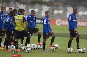 Durante o treino desta tarde no CT Joaquim Grava, zona leste da cidade. O prximo jogo da equipe ser domingo, dia 16/11, contra o Bahia/BA, na Arena Fonte Nova, vlido pela 34 rodada do Campeonato Brasileiro de 2014