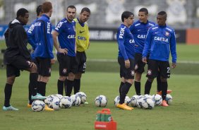 Durante o treino desta tarde no CT Joaquim Grava, zona leste da cidade. O prximo jogo da equipe ser domingo, dia 16/11, contra o Bahia/BA, na Arena Fonte Nova, vlido pela 34 rodada do Campeonato Brasileiro de 2014