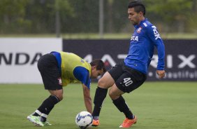 Durante o treino desta tarde no CT Joaquim Grava, zona leste da cidade. O prximo jogo da equipe ser domingo, dia 16/11, contra o Bahia/BA, na Arena Fonte Nova, vlido pela 34 rodada do Campeonato Brasileiro de 2014