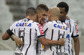 Durante o jogo entre Corinthians x Grêmio, realizado esta tarde na Arena Corinthians, válido pela 36ª rodada do Campeonato Brasileiro de 2014