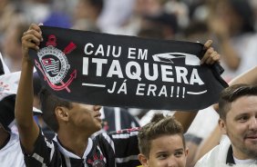 Durante o jogo entre Corinthians x Grêmio, realizado esta tarde na Arena Corinthians, válido pela 36ª rodada do Campeonato Brasileiro de 2014