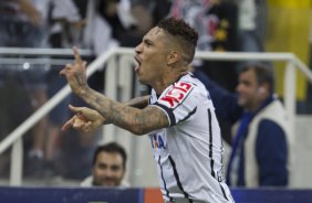 Durante o jogo entre Corinthians x Grêmio, realizado esta tarde na Arena Corinthians, válido pela 36ª rodada do Campeonato Brasileiro de 2014