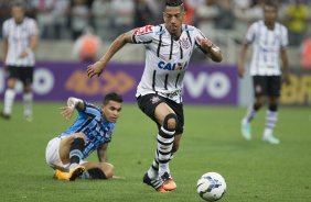 Durante o jogo entre Corinthians x Grêmio, realizado esta tarde na Arena Corinthians, válido pela 36ª rodada do Campeonato Brasileiro de 2014