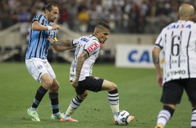 Durante o jogo entre Corinthians x Grêmio, realizado esta tarde na Arena Corinthians, válido pela 36ª rodada do Campeonato Brasileiro de 2014