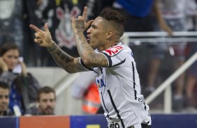 Durante o jogo entre Corinthians x Grêmio, realizado esta tarde na Arena Corinthians, válido pela 36ª rodada do Campeonato Brasileiro de 2014