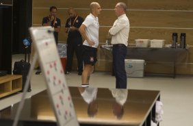 Nos vestirios antes do jogo entre Corinthians x Grmio, realizado esta tarde na Arena Corinthians, vlido pela 36 rodada do Campeonato Brasileiro de 2014