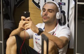 Nos vestirios antes do jogo entre Corinthians x Grmio, realizado esta tarde na Arena Corinthians, vlido pela 36 rodada do Campeonato Brasileiro de 2014