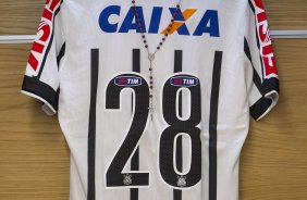 Nos vestirios antes do jogo entre Corinthians x Grmio, realizado esta tarde na Arena Corinthians, vlido pela 36 rodada do Campeonato Brasileiro de 2014