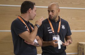 Nos vestiários antes do jogo entre Corinthians x Grêmio, realizado esta tarde na Arena Corinthians, válido pela 36ª rodada do Campeonato Brasileiro de 2014