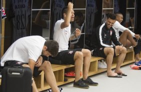 Nos vestiários antes do jogo entre Corinthians x Grêmio, realizado esta tarde na Arena Corinthians, válido pela 36ª rodada do Campeonato Brasileiro de 2014