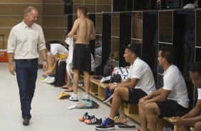Nos vestiários antes do jogo entre Corinthians x Grêmio, realizado esta tarde na Arena Corinthians, válido pela 36ª rodada do Campeonato Brasileiro de 2014