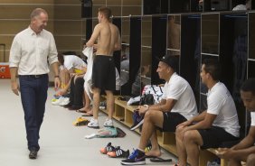 Nos vestirios antes do jogo entre Corinthians x Grmio, realizado esta tarde na Arena Corinthians, vlido pela 36 rodada do Campeonato Brasileiro de 2014