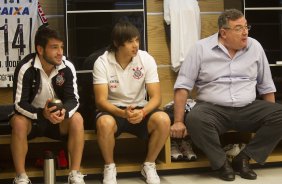 Nos vestirios antes do jogo entre Corinthians x Grmio, realizado esta tarde na Arena Corinthians, vlido pela 36 rodada do Campeonato Brasileiro de 2014