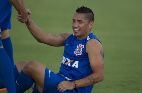 Durante o treino desta tarde no CT Joaquim Grava, zona leste da cidade. O prximo jogo da equipe sera, domingo, dia 30/1, no Maracan, vlido pela 37 rodada do Campeonato Brasileiro de 2014