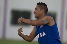 Durante o treino desta tarde no CT Joaquim Grava, zona leste da cidade. O prximo jogo da equipe sera, domingo, dia 30/1, no Maracan, vlido pela 37 rodada do Campeonato Brasileiro de 2014