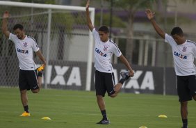 Durante a reapresentacao dos jogadores esta tarde no CT Joaquim Grava, zona leste da cidade. O próximo jogo da equipe será dia 15/01no torneio internacional, em Orlando/EUA, contra o Colonia da Alemanha
