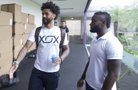 Durante a reapresentacao dos jogadores esta tarde no CT Joaquim Grava, zona leste da cidade. O próximo jogo da equipe será dia 15/01no torneio internacional, em Orlando/EUA, contra o Colonia da Alemanha