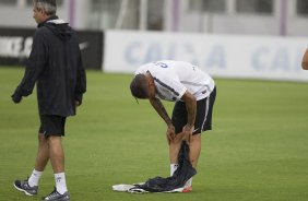 Durante a reapresentacao dos jogadores esta tarde no CT Joaquim Grava, zona leste da cidade. O próximo jogo da equipe será dia 15/01no torneio internacional, em Orlando/EUA, contra o Colonia da Alemanha