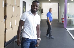 Durante a reapresentacao dos jogadores esta tarde no CT Joaquim Grava, zona leste da cidade. O próximo jogo da equipe será dia 15/01no torneio internacional, em Orlando/EUA, contra o Colonia da Alemanha