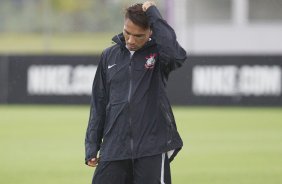Durante a reapresentacao dos jogadores esta tarde no CT Joaquim Grava, zona leste da cidade. O próximo jogo da equipe será dia 15/01no torneio internacional, em Orlando/EUA, contra o Colonia da Alemanha