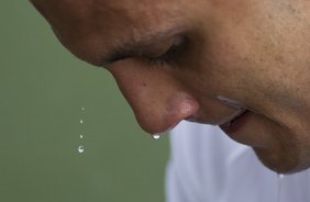 Durante a reapresentacao dos jogadores esta tarde no CT Joaquim Grava, zona leste da cidade. O próximo jogo da equipe será dia 15/01no torneio internacional, em Orlando/EUA, contra o Colonia da Alemanha
