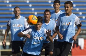 Durante o treino esta manh no Lockhart Stadium, CT do Fort Lauderdale Strickers, na cidade de Fort Lauderlale. O prximo jogo da equipe ser dia 15/01no torneio internacional, em Orlando/EUA, contra o Colonia da Alemanha