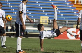 Durante o treino esta manh no Lockhart Stadium, CT do Fort Lauderdale Strickers, na cidade de Fort Lauderlale. O prximo jogo da equipe ser dia 15/01no torneio internacional, em Orlando/EUA, contra o Colonia da Alemanha
