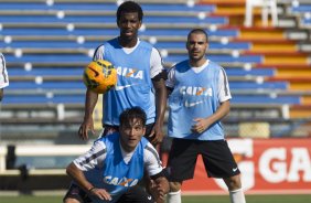 Durante o treino esta manh no Lockhart Stadium, CT do Fort Lauderdale Strickers, na cidade de Fort Lauderlale. O prximo jogo da equipe ser dia 15/01no torneio internacional, em Orlando/EUA, contra o Colonia da Alemanha