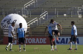 Durante treino esta manh no Lockhart Stadium, CT do Fort Lauderdale Strickers, na cidade de Fort Lauderlale. O prximo jogo da equipe ser dia 15/01no torneio internacional, em Orlando/EUA, contra o Colonia da Alemanha