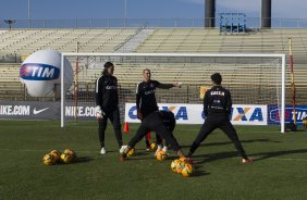 Durante treino esta manh no Lockhart Stadium, CT do Fort Lauderdale Strickers, na cidade de Fort Lauderlale. O prximo jogo da equipe ser dia 15/01no torneio internacional, em Orlando/EUA, contra o Colonia da Alemanha