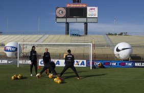 Durante treino esta manh no Lockhart Stadium, CT do Fort Lauderdale Strickers, na cidade de Fort Lauderlale. O prximo jogo da equipe ser dia 15/01no torneio internacional, em Orlando/EUA, contra o Colonia da Alemanha