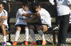 Durante treino esta manh no Lockhart Stadium, CT do Fort Lauderdale Strickers, na cidade de Fort Lauderlale. O prximo jogo da equipe ser dia 15/01no torneio internacional, em Orlando/EUA, contra o Colonia da Alemanha