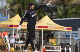 Durante o treino desta manh no Lockhart Stadium, CT do Fort Lauderdale Strickers, na cidade de Fort Lauderlale. O prximo jogo da equipe ser dia 15/01no torneio internacional, em Orlando/EUA, contra o Colonia da Alemanha