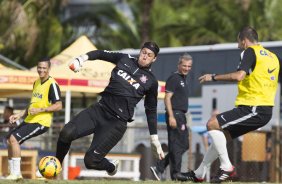 Durante o treino desta manh no Lockhart Stadium, CT do Fort Lauderdale Strickers, na cidade de Fort Lauderlale. O prximo jogo da equipe ser dia 15/01no torneio internacional, em Orlando/EUA, contra o Colonia da Alemanha