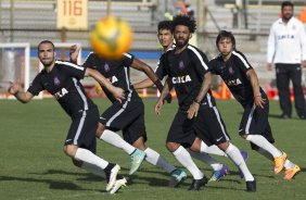 Durante o treino desta manh no Lockhart Stadium, CT do Fort Lauderdale Strickers, na cidade de Fort Lauderlale. O prximo jogo da equipe ser dia 15/01no torneio internacional, em Orlando/EUA, contra o Colonia da Alemanha