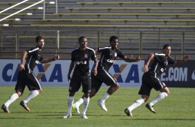 Durante o treino desta manh no Lockhart Stadium, CT do Fort Lauderdale Strickers, na cidade de Fort Lauderlale. O prximo jogo da equipe ser dia 15/01no torneio internacional, em Orlando/EUA, contra o Colonia da Alemanha