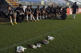 Durante o treino desta manh no Lockhart Stadium, CT do Fort Lauderdale Strickers, na cidade de Fort Lauderlale. O prximo jogo da equipe ser dia 15/01no torneio internacional, em Orlando/EUA, contra o Colonia da Alemanha